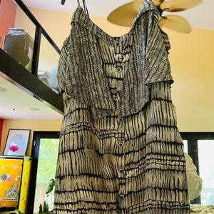 Beautiful Vena Cava silk slip dress snakeskin pattern size 8